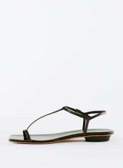 Discount Tibi Barry Kidskin Sandal Brown