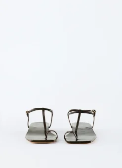 Discount Tibi Barry Kidskin Sandal Brown