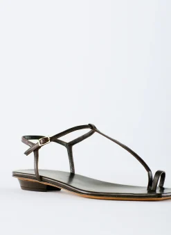 Discount Tibi Barry Kidskin Sandal Brown