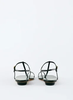 Sale Tibi Barry Kidskin Sandal Black