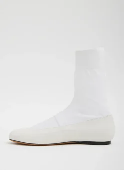 Hot Tibi Borg Sock Shoe Optic White