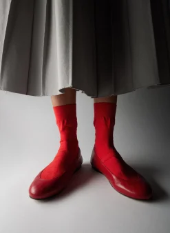 Sale Tibi Borg Sock Shoe Red