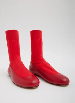 Sale Tibi Borg Sock Shoe Red