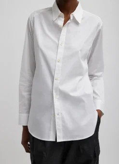 Best Tibi Charlie Men's Slim Shirt White
