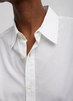 Best Tibi Charlie Men's Slim Shirt White