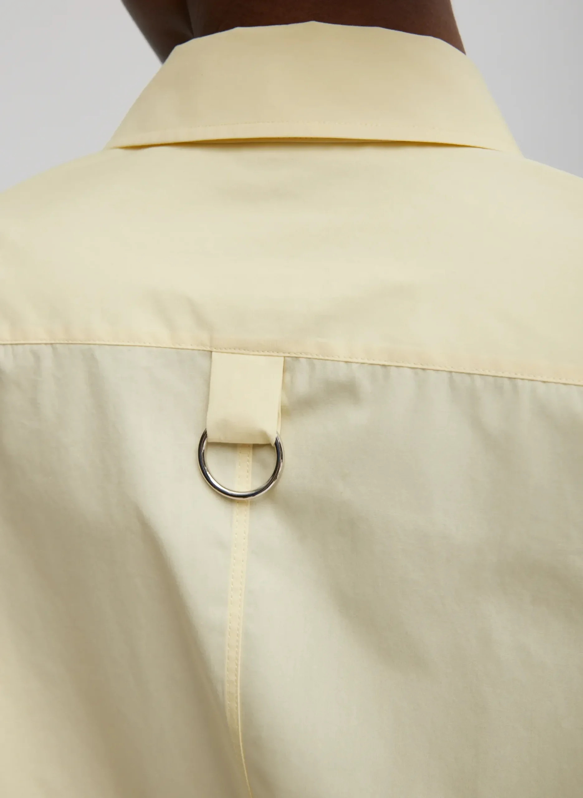 Outlet Tibi Charlie Men's Slim Shirt Lemon Ice