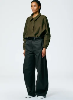 Outlet Tibi Chino Sid Pant - Regular Grey