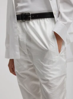 Outlet Tibi Crispy Nylon Kat Jogger White
