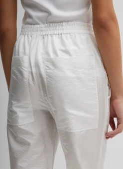 Outlet Tibi Crispy Nylon Kat Jogger White