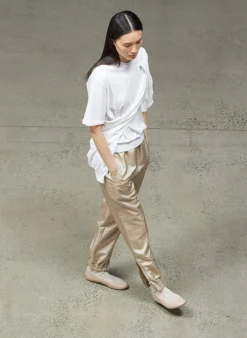 Clearance Tibi Crispy Nylon Kat Jogger Desert Sand