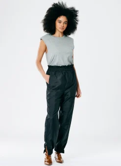 Sale Tibi Crispy Nylon Paper Bag Felix Jogger Black