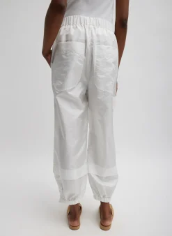 Sale Tibi Crispy Nylon Wilt Pull On Jogger White