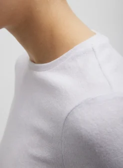 Discount Tibi Dry Loop Terry Baby T-Shirt Pale Lavender