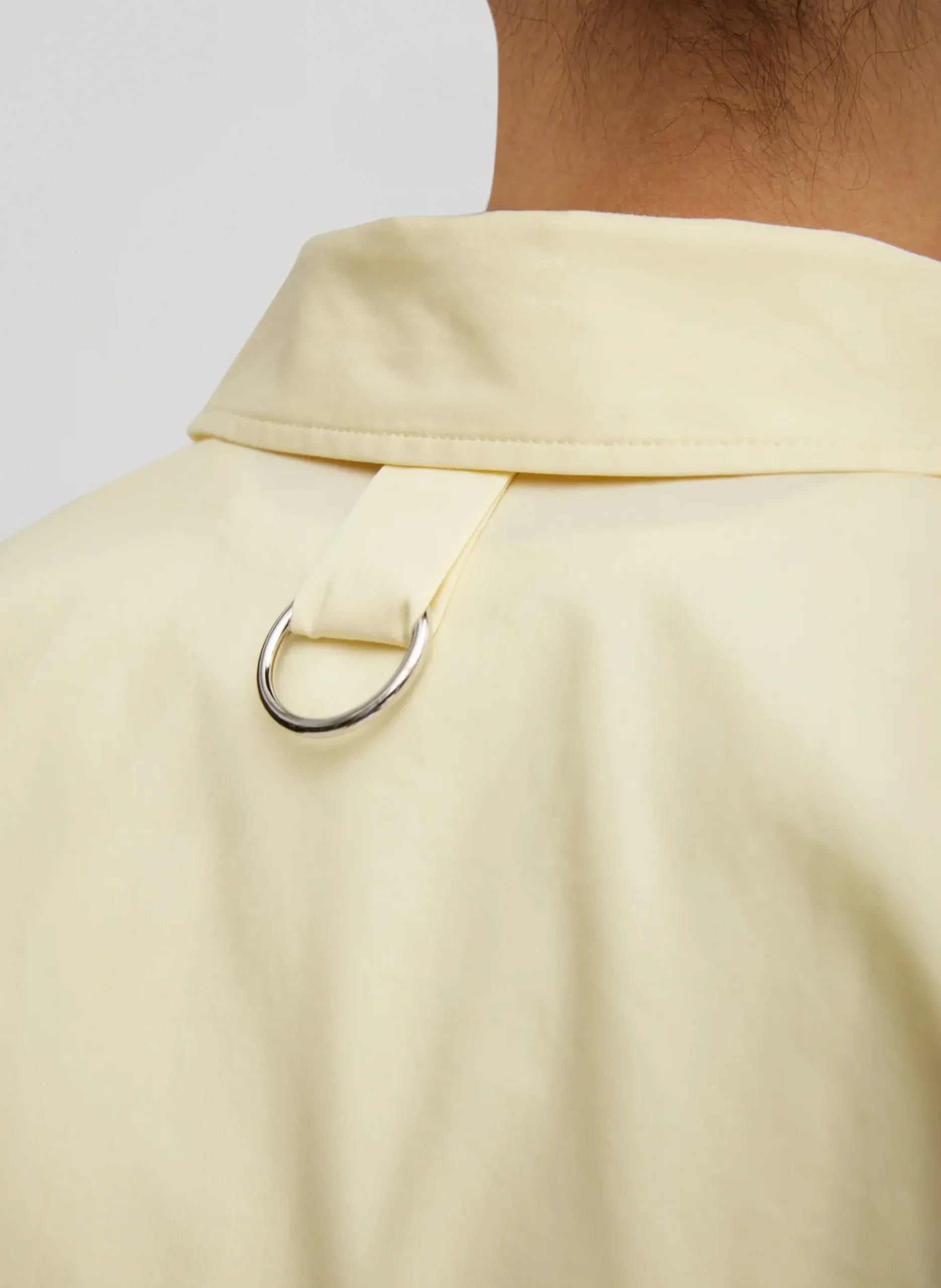 New Tibi Gabe Oversized Shirt Lemon Ice