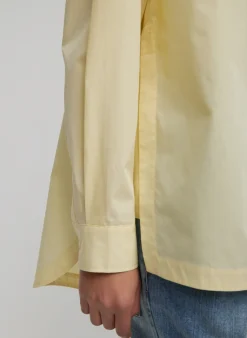 New Tibi Gabe Oversized Shirt Lemon Ice