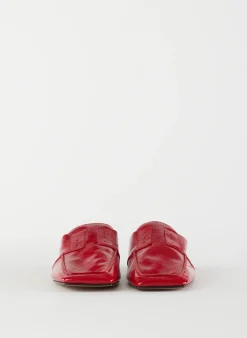 Online Tibi Granger Slide Cherry Red