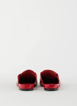 Online Tibi Granger Slide Cherry Red