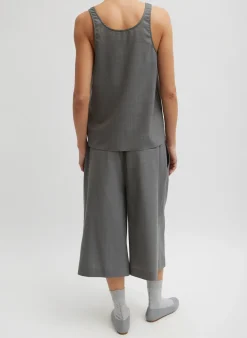 Sale Tibi Grant Crossdye Suiting Tank Top Grey Multi
