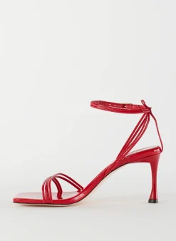 Clearance Tibi Guy Naplack Sandal Cherry Red