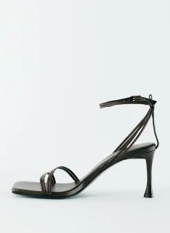 Discount Tibi Guy Sandal Red Brown