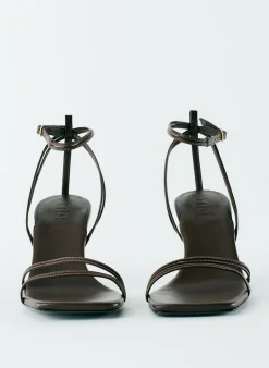 Discount Tibi Guy Sandal Red Brown