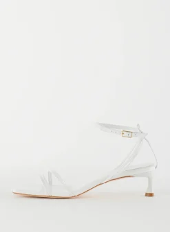 Sale Tibi Harper Naplack Sandal White