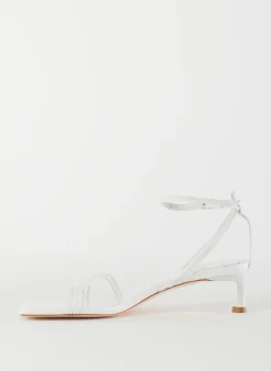 Sale Tibi Harper Naplack Sandal White