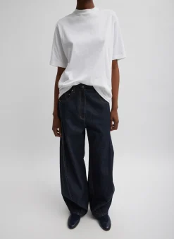 Outlet Tibi Indigo Denim Sid Jean Dark Denim