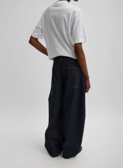 Outlet Tibi Indigo Denim Sid Jean Dark Denim