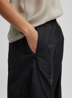 Outlet Tibi Italian Sporty Nylon Winslow Pant Black