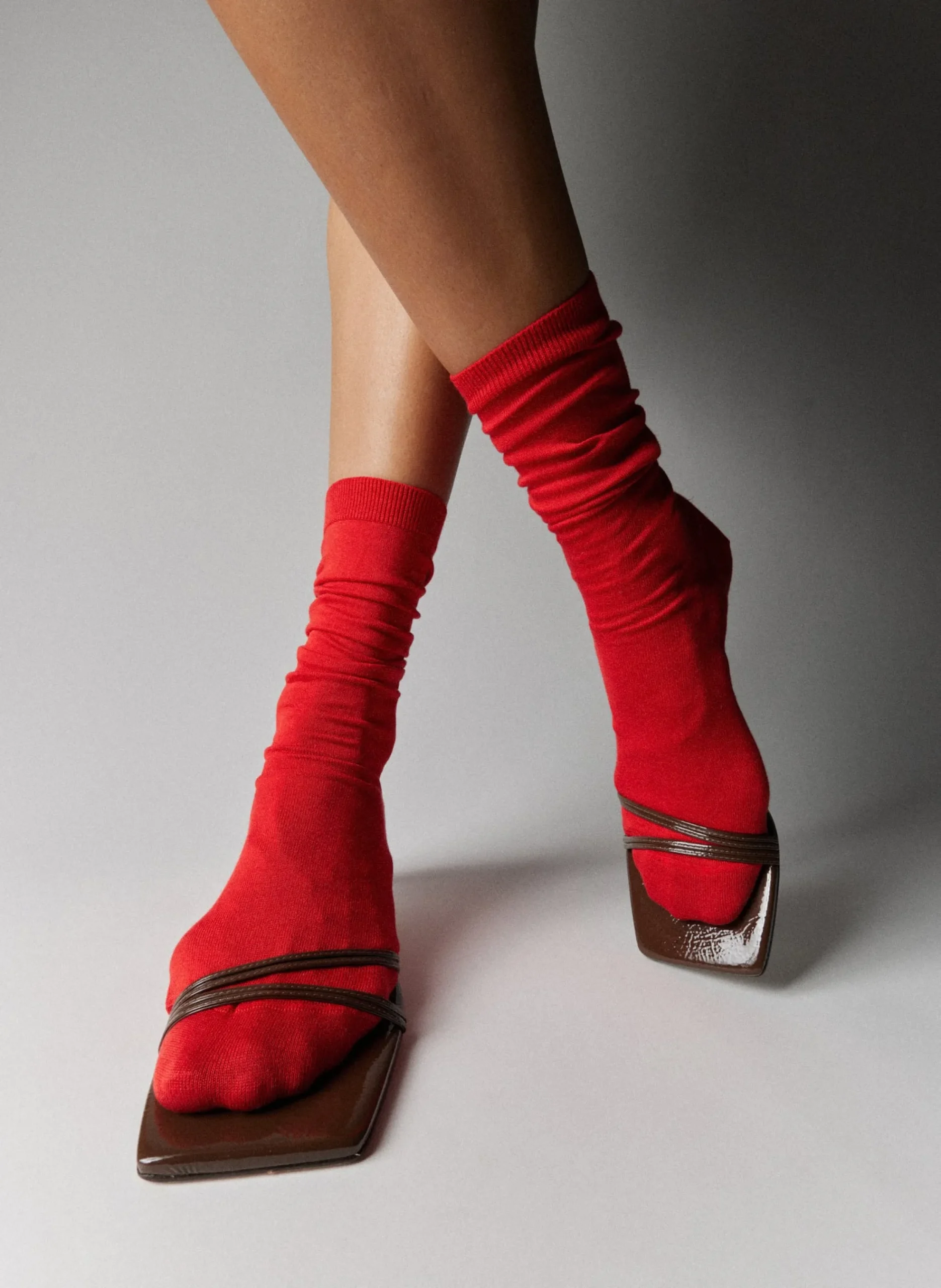 Discount Tibi Jim Naplack Sandal Brown