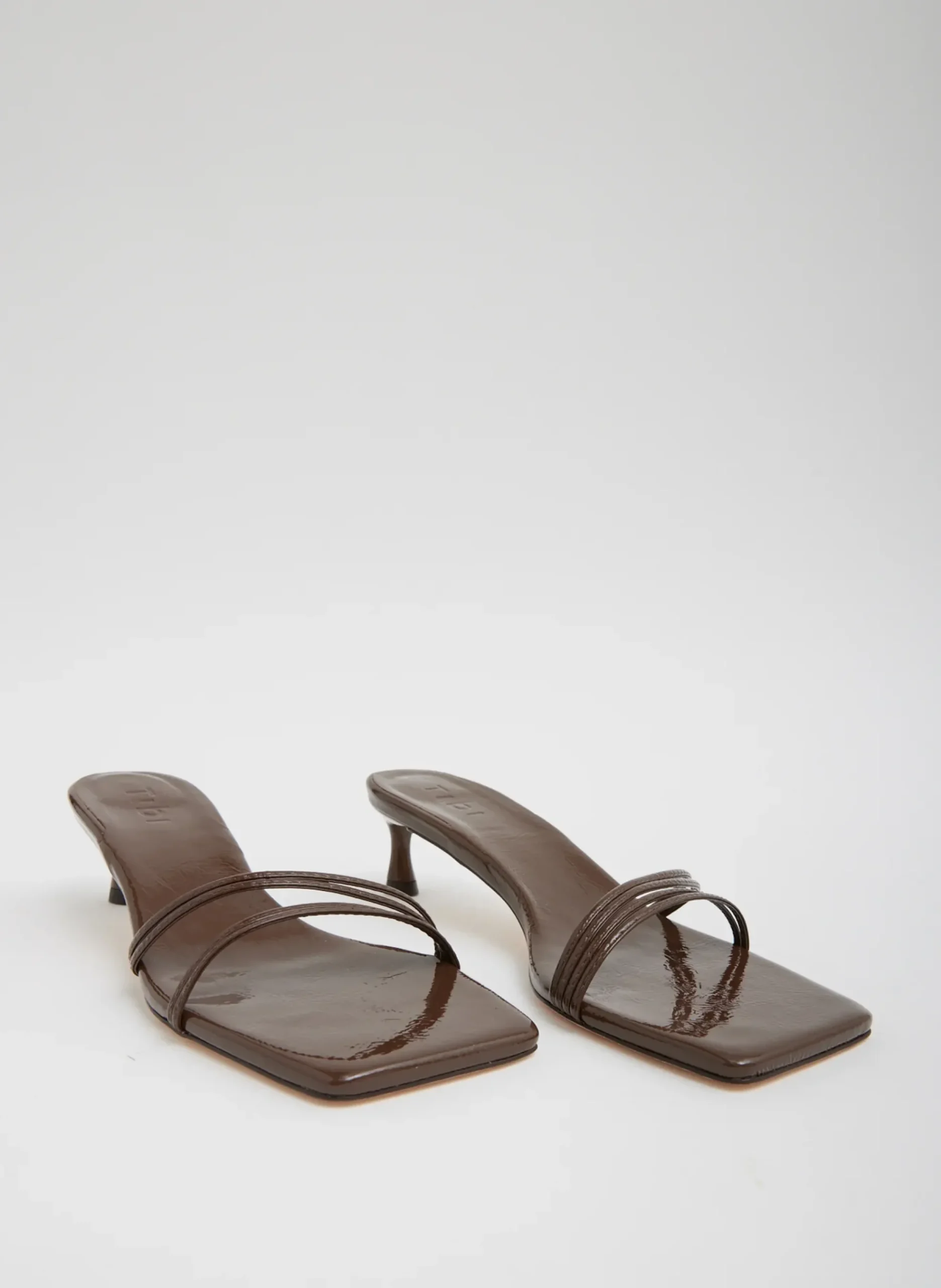 Discount Tibi Jim Naplack Sandal Brown