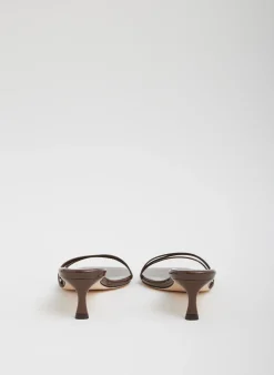 Discount Tibi Jim Naplack Sandal Brown