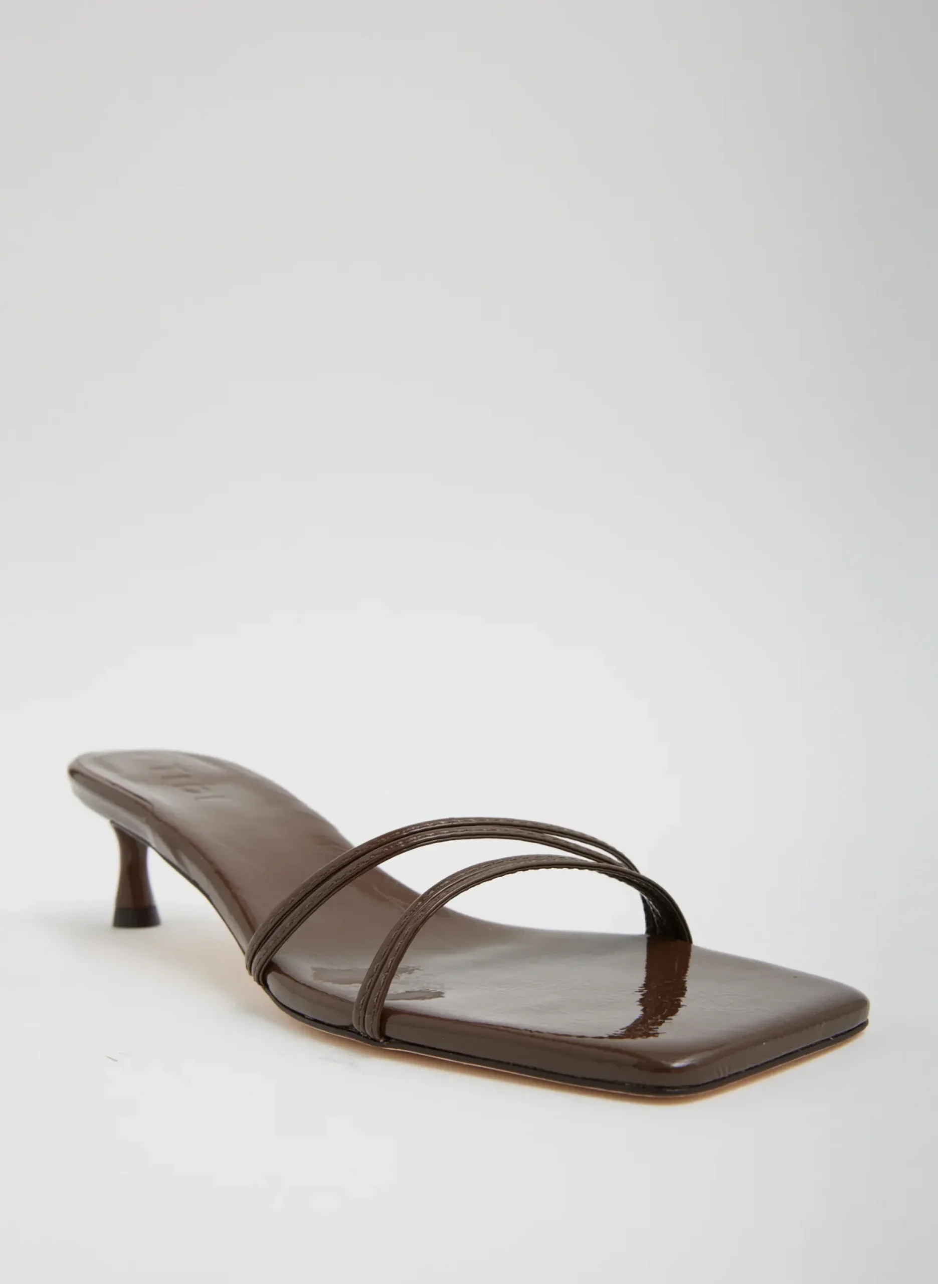 Discount Tibi Jim Naplack Sandal Brown