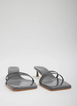 Best Tibi Jim Naplack Sandal Grey
