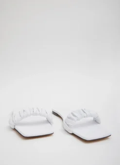Online Tibi Jordan Nappa Sandal Optic White