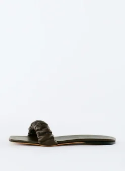 Best Tibi Jordan Nappa Sandal Brown