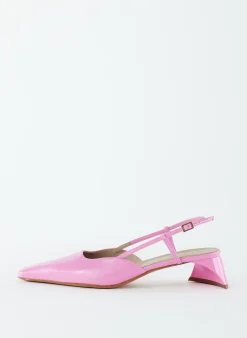 Discount Tibi Patent Leather Oscar Slingback Baby Pink