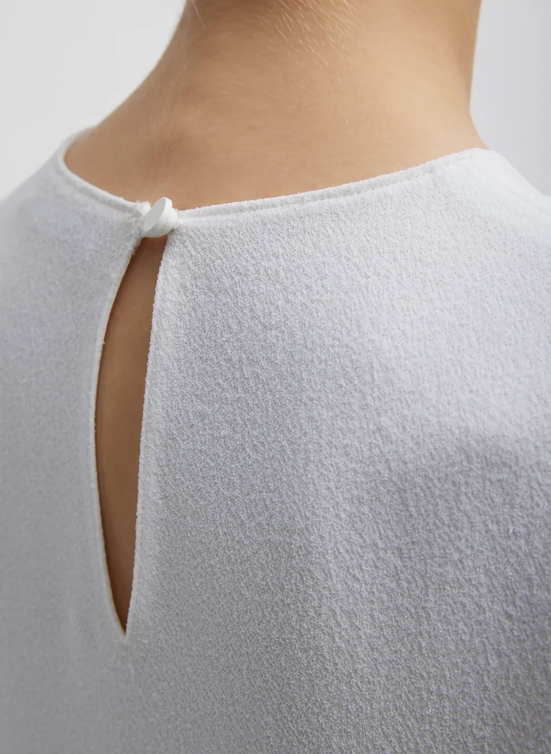 Sale Tibi Pebble Sable Easy T-Shirt White