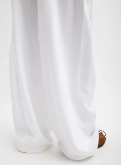 Discount Tibi Summer Sweatshirting Winslow Pant White