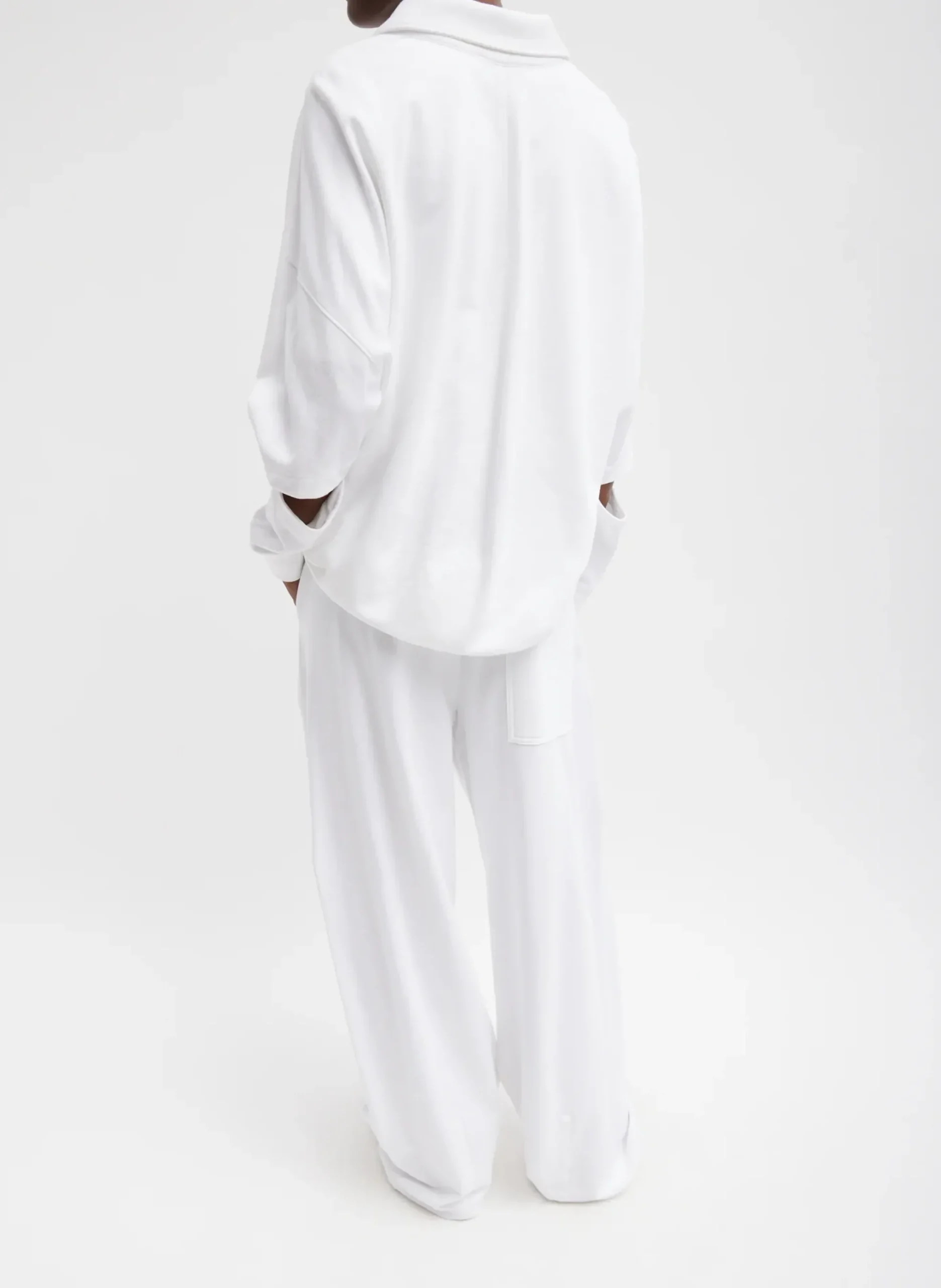 Discount Tibi Summer Sweatshirting Winslow Pant White