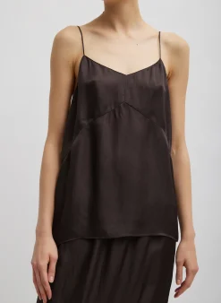Best Tibi The Slip Cami Brown