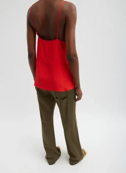 Best Tibi The Slip Cami Red
