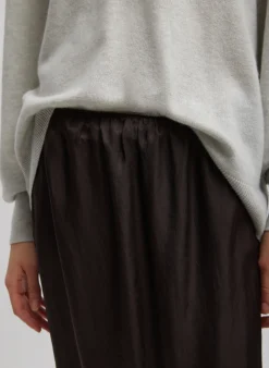 Online Tibi The Slip Skirt Brown