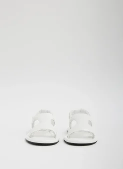New Tibi Tom Naplack Sandal Optic White