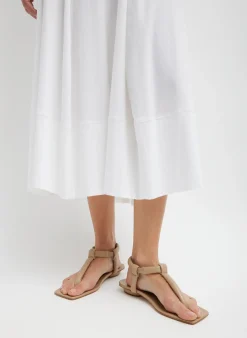 Hot Tibi T-Shirt Sleeveless Dress White