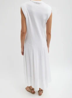 Hot Tibi T-Shirt Sleeveless Dress White