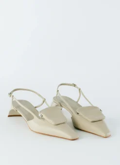 Clearance Tibi Victor Slingback Warm Grey
