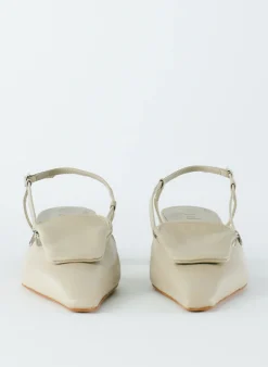Clearance Tibi Victor Slingback Warm Grey