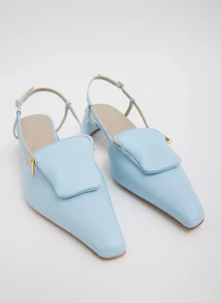 Discount Tibi Victor Slingback Baby Blue